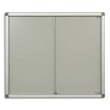 PLANORGA Vitrine ALGOL 8 Feuilles pour intérieur 680x920cm. Cadre alu, portes coulissantes avec serrure photo du produit