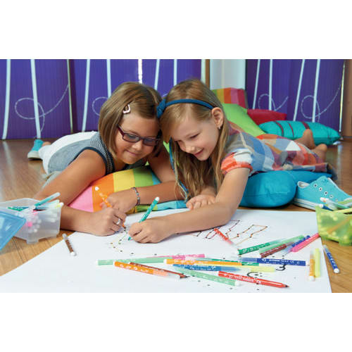 STABILO Trio A-Z feutre de coloriage pointe moyenne - Etui carton de 12 feutres - Coloris assortis photo du produit Secondaire 2 L