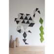 PAPERFLOW Panneau acoustique Easysound en polyester Vert - Dimensions : L1120 x H485 x P20 cm photo du produit