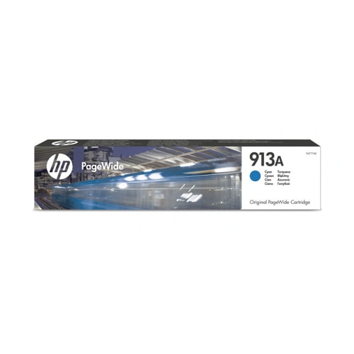 HP Cartouche Jet d'encre Cyan 913A F6T77AE photo du produit Principale L