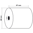 EXACOMPTA Bobine caisse et calc 57 x 60 x 12 mm, 33 mètres, papier 1 pli offset extra-Blanc 60g FSC photo du produit Secondaire 3 S