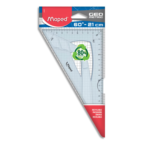 EQUERRE 60° -26CM GRAPHIC MAPED