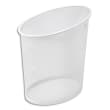 ALBA Corbeille à papier en métal Mesh Blanc 18 litres - Dimensions : L35,5 x H39 x P24 cm photo du produit