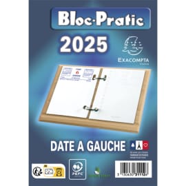 LECAS - LECAS Bloc éphéméride comique, Janvier à Décembre 2024, 1