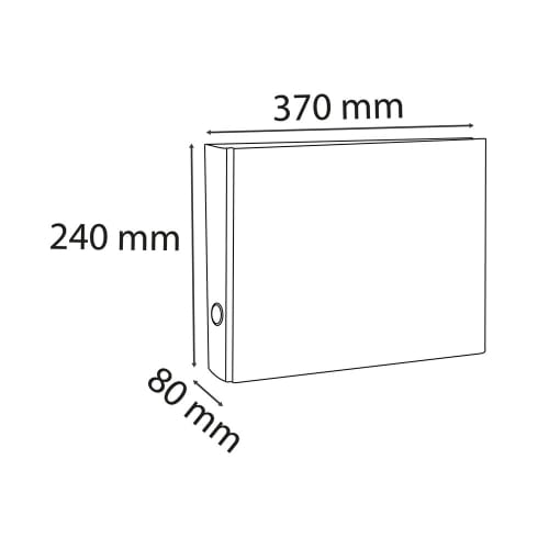 EXACOMPTA Classeur à levier en carton Gris A4 à l'italienne dos 70mm photo du produit Secondaire 3 L