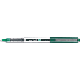 UNIBALL Roller encre liquide EYE. Pointe métal 0.5mm. Couleur vert photo du produit