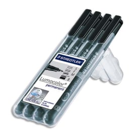 BIC Velleda 1721 Feutres pour Tableau Blanc Effaçables à Sec Pointe Conique  Fine - Encre Noire ≡ CALIPAGE