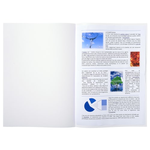 EXACOMPTA Paquet de 100 cottes de plaidoirie papier fort 90 grammes coloris Blanc photo du produit Secondaire 1 L