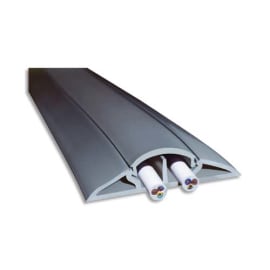 VISO Prot&egrave;ge-c&acirc;bles souple Gris longueur 5 m&egrave;tres - 66 x 15 mm / ouverture 12 x 19 mm photo du produit