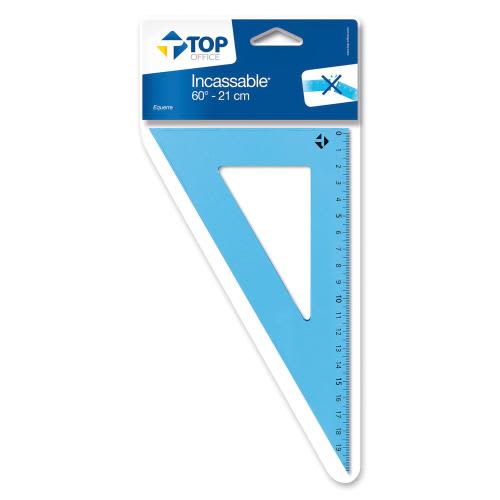 TOP OFFICE - TOP OFFICE Equerre 60° - 21cm plastique incassable