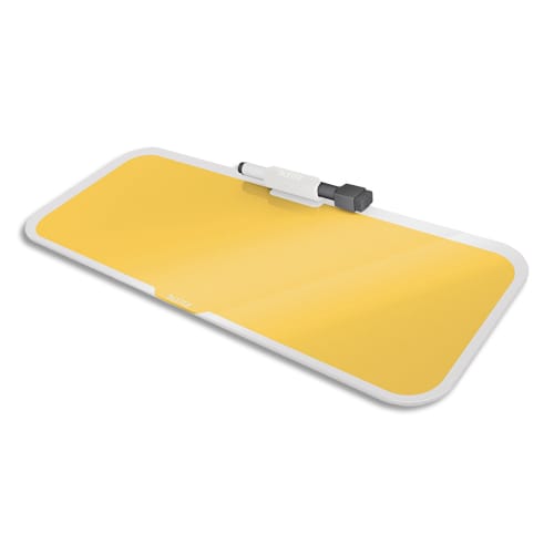 LEITZ Cosy Bloc-notes en verre, 150x60x380 mm, jaune, 52690019 photo du produit