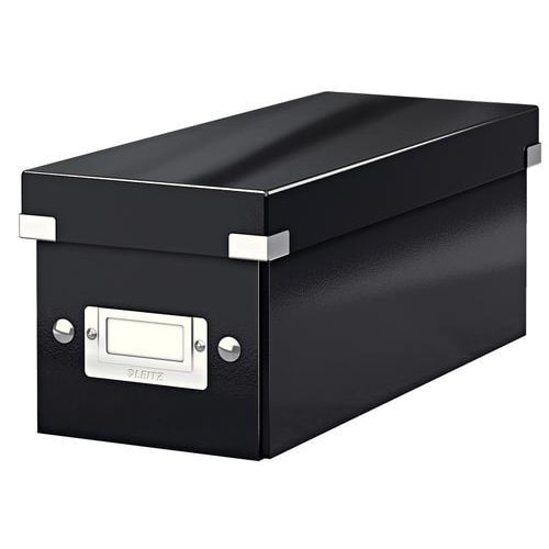 LEITZ Boîte de rangement CD Click&Store Office Noir - contenance de 22 boîtes standard ou 44 slim photo du produit Principale L