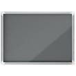 NOBO Vitrine d'affichage porte battante Premium Plus - feutre gris - 8 x A4 - 1915329 photo du produit