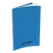 CONQUERANT C9 Cahier piqûre 21x29,7cm 48 pages 90g grands carreaux Seyès. Couverture polypropylène Bleu photo du produit