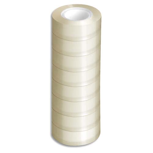 WONDAY Lot de 8 rouleaux d'adhésif transparent 19mm x 33m - Filmé photo du produit Principale L