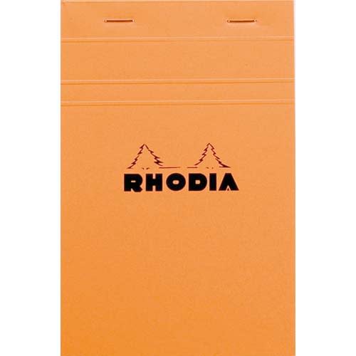 RHODIA Bloc de direction couverture Orange 80 feuilles (160 pages) format A5 réglure 5x5 photo du produit Principale L
