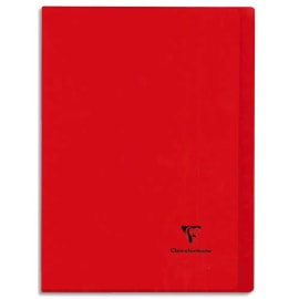 Cahier 24x32cm 96 pages petits carreaux Koverbook coloris