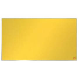 NOBO Tableau d'affichage Widescreen en feutre Impression Pro - 1880 x 1060 mm - jaune - 1915433 photo du produit