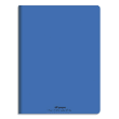 CONQUERANT C9 Cahier piqûre 17x22cm 60 pages 90g grands carreaux Seyès. Couverture polypropylène Bleu photo du produit