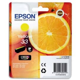 EPSON Cartouche Jet d'Encre Claria Premium Jaune''Oranges'' 33 (T3344) - C13T33444012 photo du produit