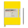 LEUCHTTURM 1917 Carnet souple 14,8x21cm 123 pages lignées numérotées. Coloris Jaune citron photo du produit