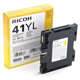 RICOH Cartouche gel Jaune 405764 GC41Y 2200 pages Aficio SG 3110 photo du produit