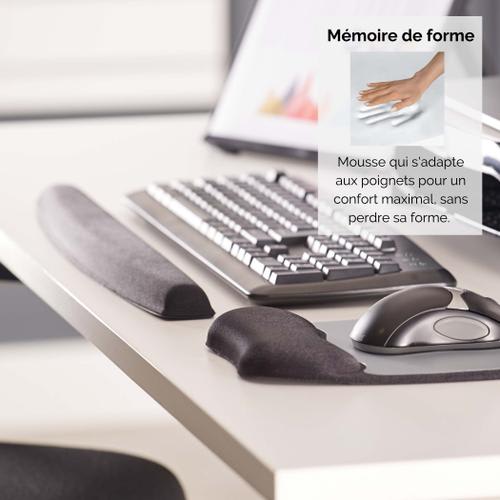 FELLOWES Support clavier ergo mouss aluminium coloris Noir 9178201