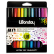 WONDAY Pochette de 12 feutres pointe moyenne assortis photo du produit