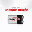 ENERGIZER Pile Max 9v 6LR61, pack de 1 pile photo du produit Secondaire 1 S