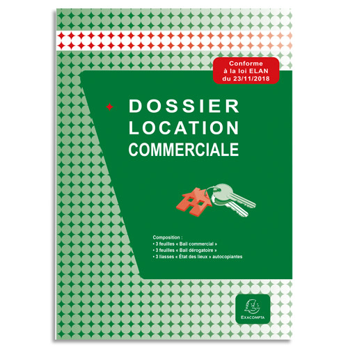 EXACOMPTA Dossier complet location commerciale. Format 30x21,5cm photo du produit Principale L