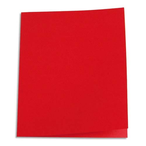 PERGAMY Paquet de 250 sous-chemises papier 60 grammes coloris Rouge vif photo du produit Principale L