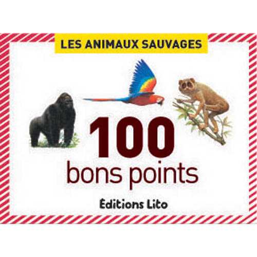 LITO DIFFUSION Boîte de 100 bons points animaux sauvage photo du produit Principale L