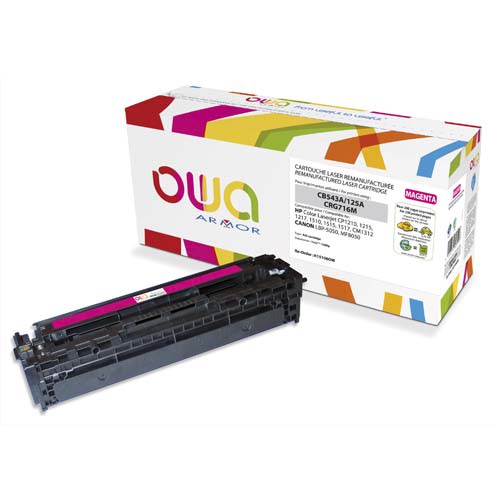 OWA Cartouche compatible Laser Magenta CB542A K15106OW photo du produit Principale L