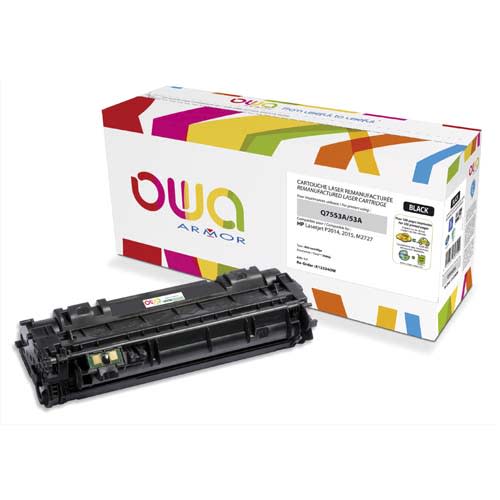 OWA Cartouche compatible Laser Noir HP Q7553A K12334OW photo du produit Principale L