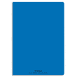 CONQUERANT C9 Cahier piqûre 24x32cm 96 pages 90g grands carreaux Seyès.Couverture polypropylène Bleu photo du produit