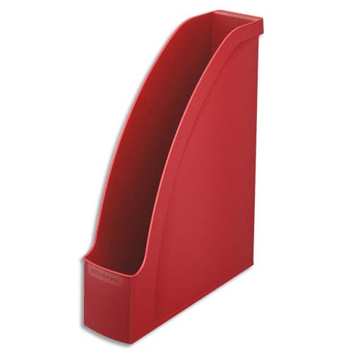 LEITZ Porte-revues Leitz Plus - Rouge foncé - H30 x P27,8 cm - Dos 7,8 cm photo du produit Principale L