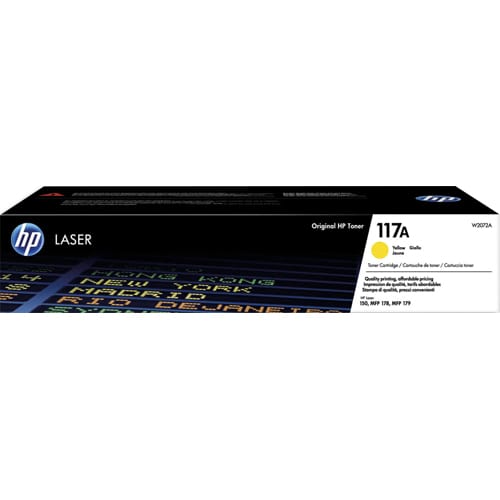 HP Cartouche toner 117A jaune W2072A photo du produit