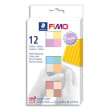 GRAINE CREATIVE Boîte de 12 pains 25g FIMO SOFT PASTEL assortis photo du produit