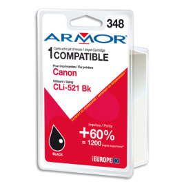 ARMOR Cartouche compatible Jet d'encre Noir Photo CANON CLi-521 B12465R1 photo du produit