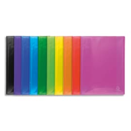 Porte-vues A4 - 200 vues - Polypropylène - Coloris assortis