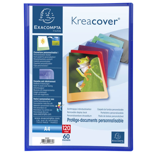 EXACOMPTA Protège-documents personnalisable PP KREACOVER 120 vues assortis photo du produit Secondaire 2 L