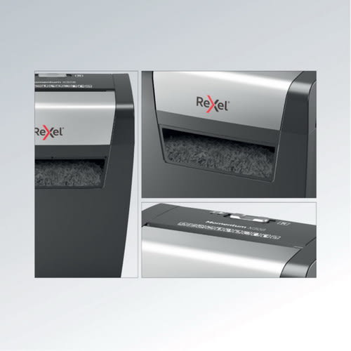 REXEL Destructeur de documents Momentum X308 P-3, coupe croisée, 5x42mm, 8 feuilles, 15 litres, 2104570EU photo du produit Secondaire 3 L