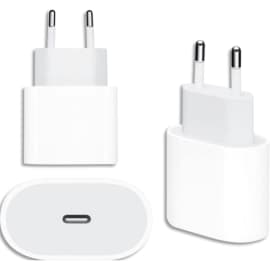 APPLE Adaptateur secteur USB-C 20 W charge rapide et efficace. Compatible tous appareils USB?C. photo du produit