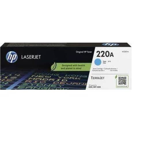 HP TONER 220A CYAN W2201A photo du produit Principale L