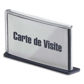 PAPERFLOW Plaque de porte format carte de visite coloris anthracite photo du produit