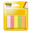 POST-IT Marque-pages POST-IT® papier (5x100) couleurs néons assortis photo du produit