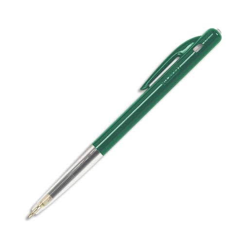 BIC M10 Original Stylos-Bille Rétractables Pointe Moyenne (1,0 mm) - Vert photo du produit