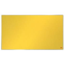 NOBO Tableau d'affichage Widescreen en feutre Impression Pro - 1220 x 690 mm - jaune - 1915431 photo du produit