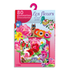 LITO DIFFUSION Boîte de 80 gommettes thème les fleurs du jardin. A partir de 3 ans photo du produit