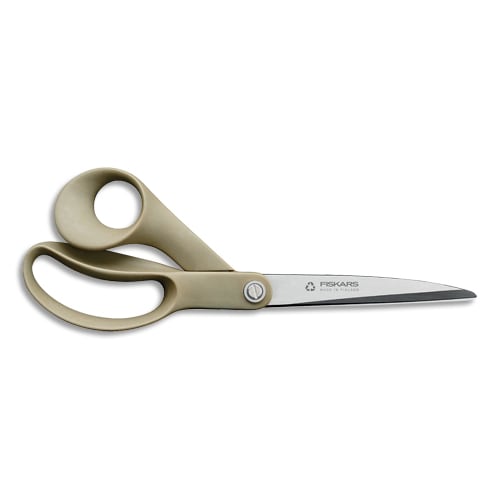 FISKARS Ciseaux ''ReNew'' pour droitiers de 24 cm. Lames durables